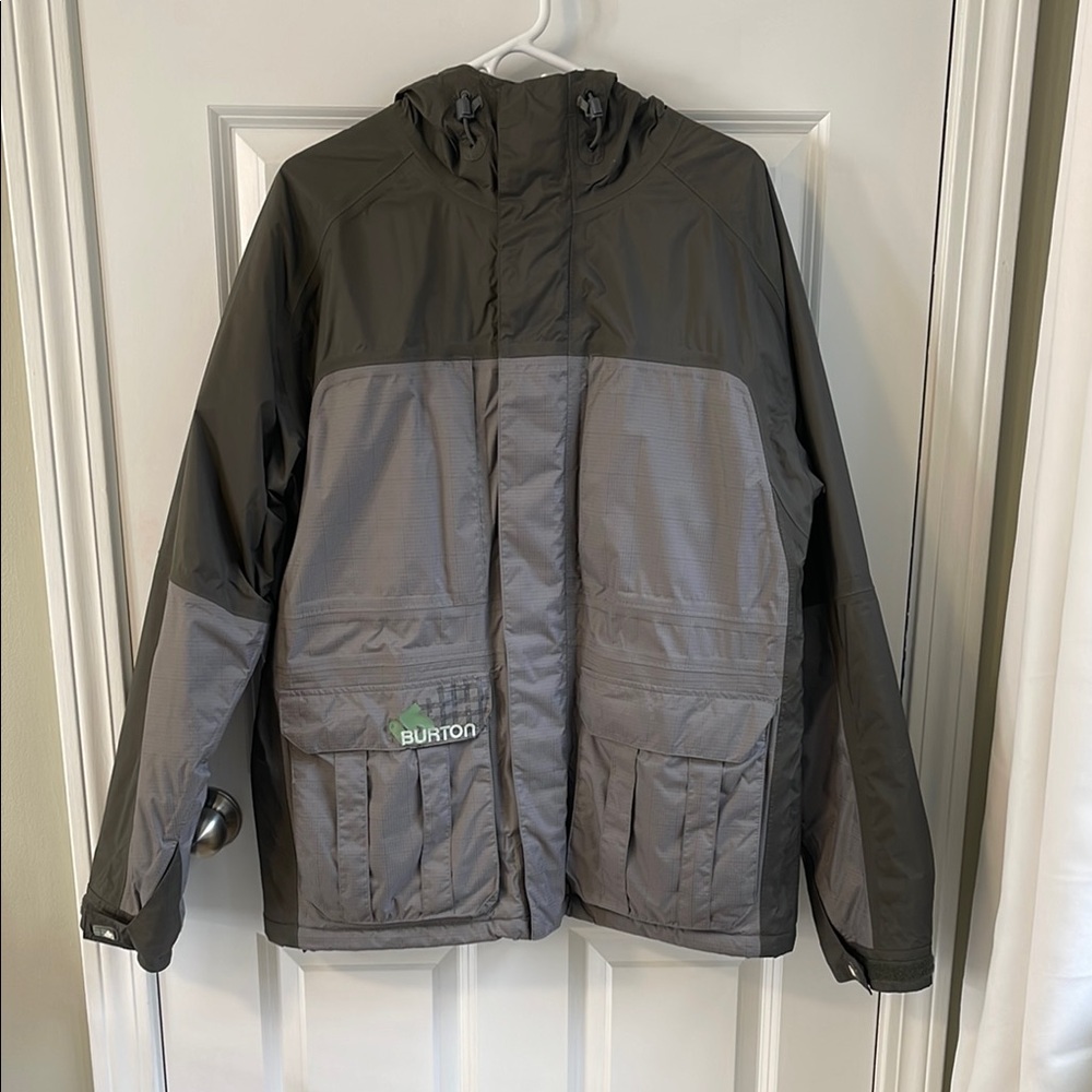 Burton Gray and Black Ski Jacket